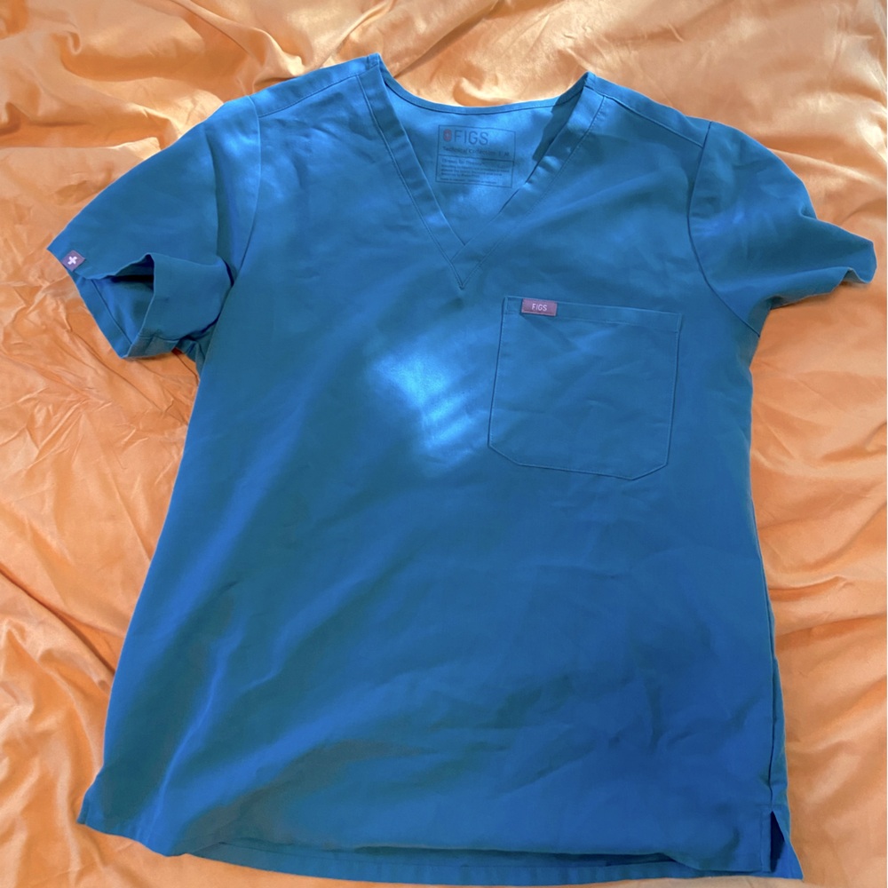 figs cactus green size medium one pocket scrub top